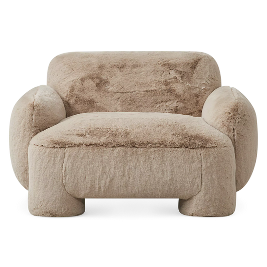 Mingh - Faux Fur Armchair by Four Hands