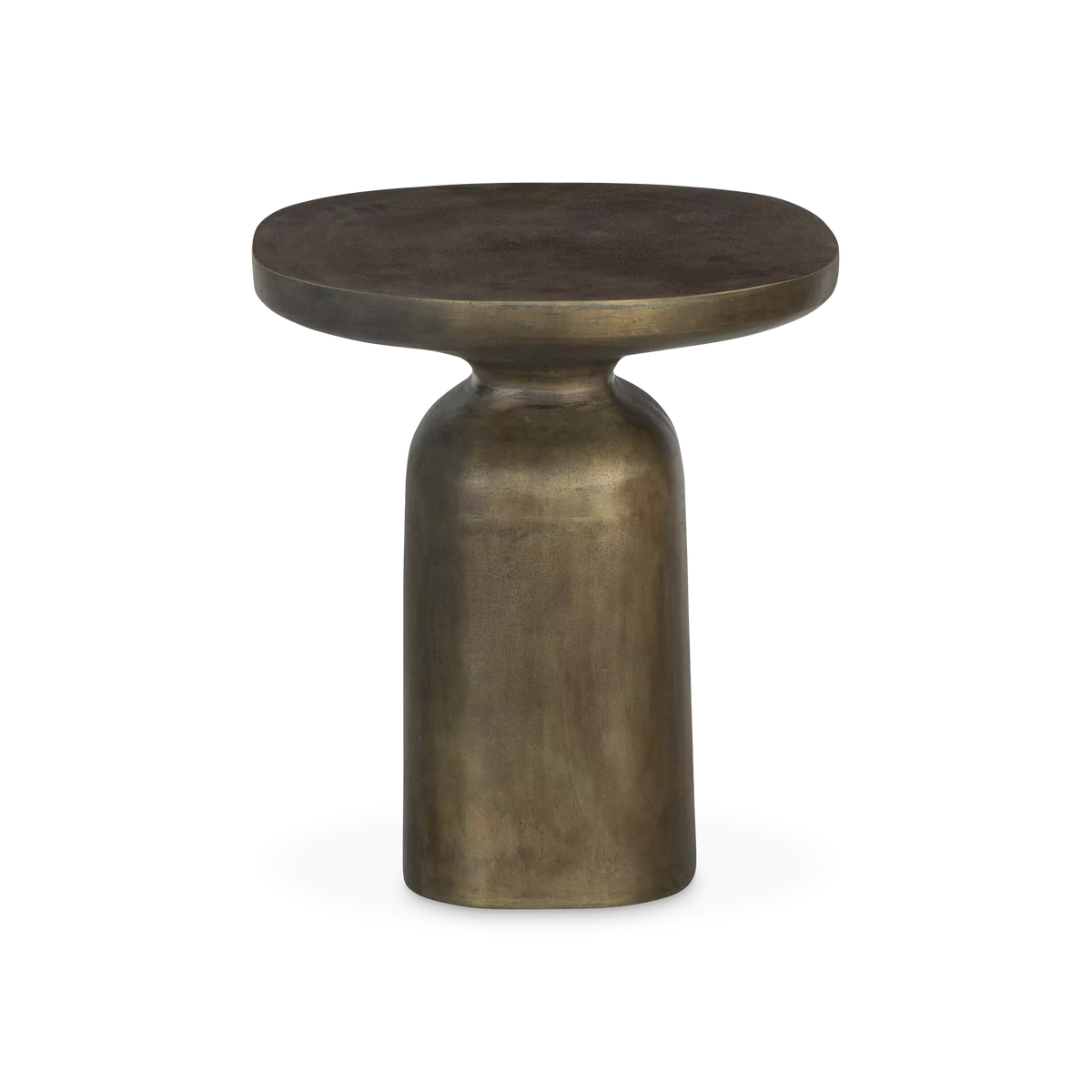 Odessa - Table d'appoint en aluminium et laiton vieilli par Four Hands