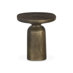 Odessa - Table d'appoint en aluminium et laiton vieilli par Four Hands