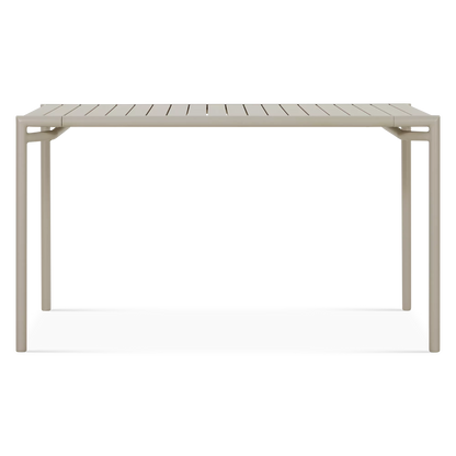 Bliss - Table de salle à manger extérieure en aluminium par Cane-line