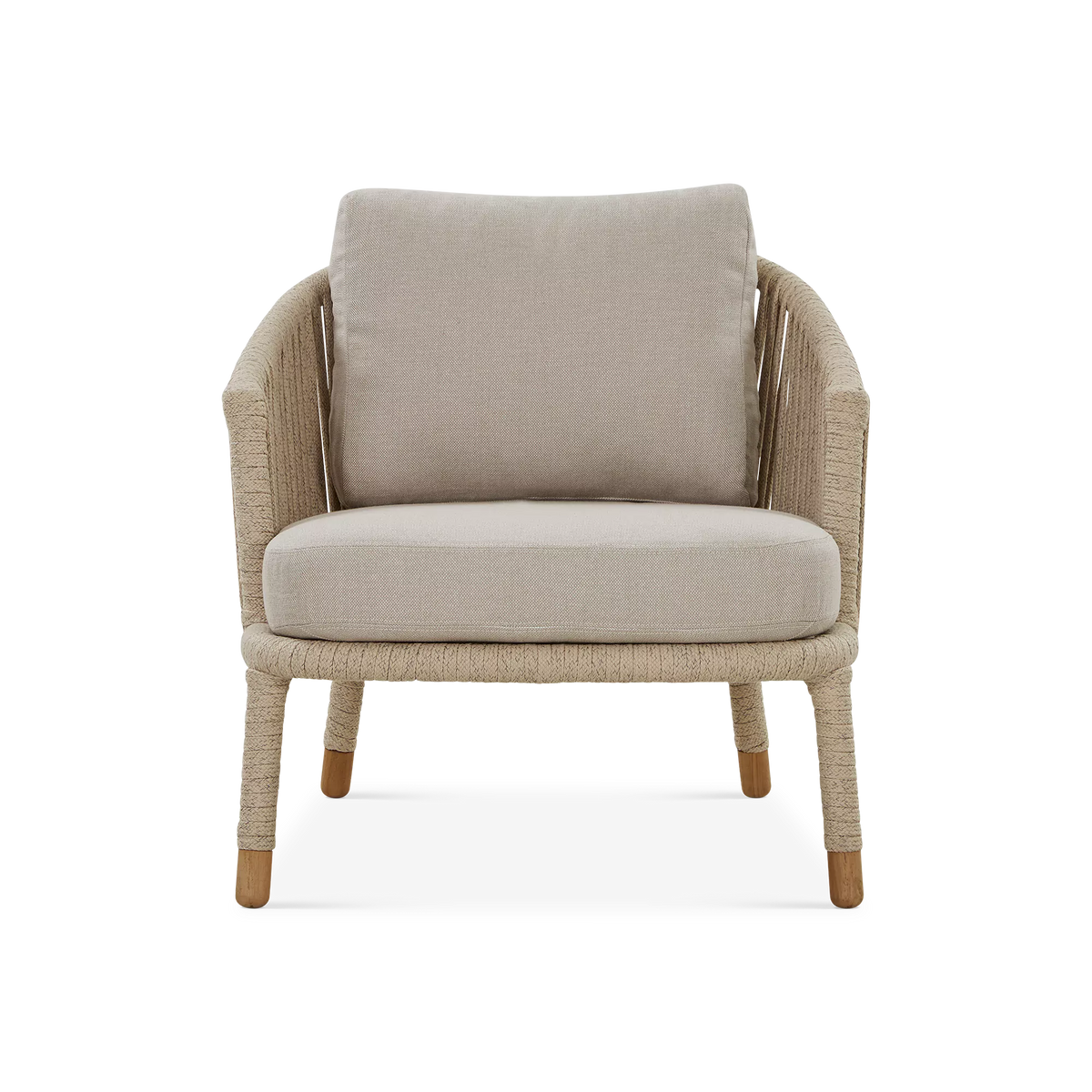 Moments - Fauteuil extérieur en corde par Cane-line