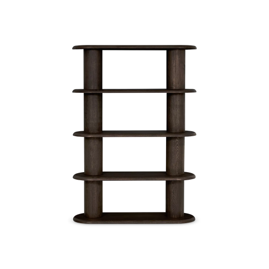 Florence - Dark Wood Bookcase