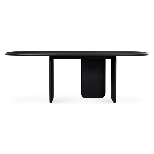 Bologna - Modern Black Wood Dining Table
