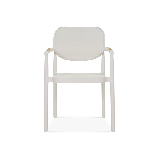 Coco - Chaise sans bras extérieure en aluminium