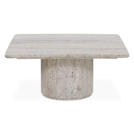 Sloane - Table basse en travertin