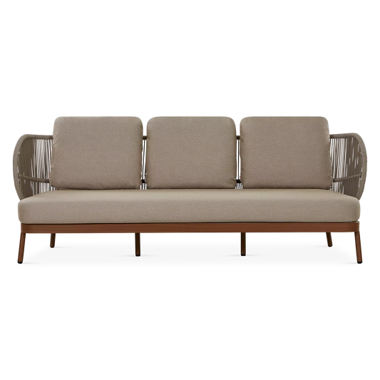 Kiss - Outdoor Rope 3-Seater Sofa