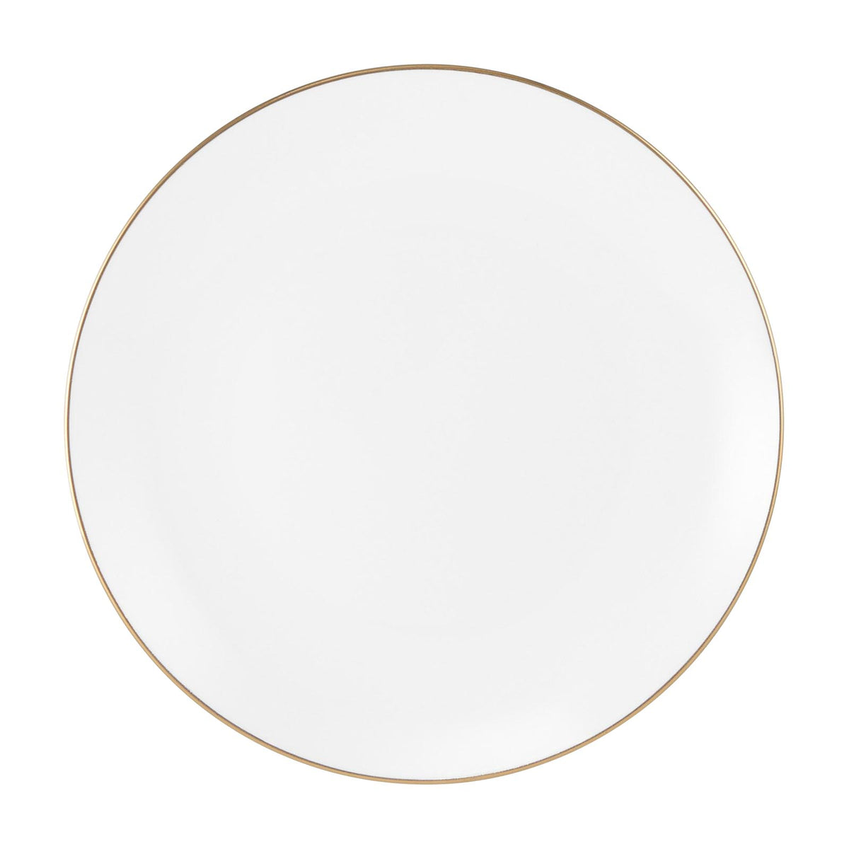 Future - porcelain plate side with gold rim