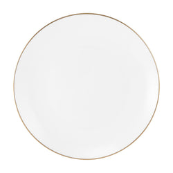 Future - porcelain plate side with gold rim