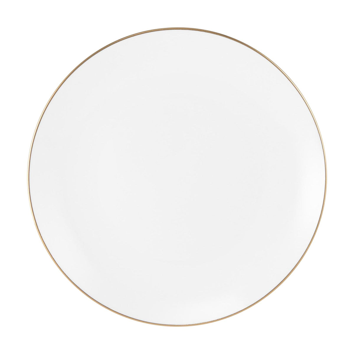 Future - porcelain plate with gold rim