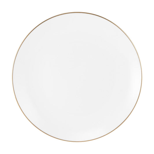 Future - porcelain plate with gold rim