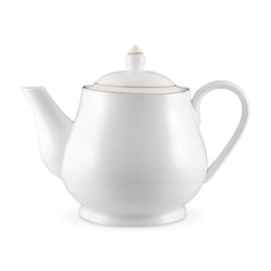 Future - porcelain teapot with gold rim