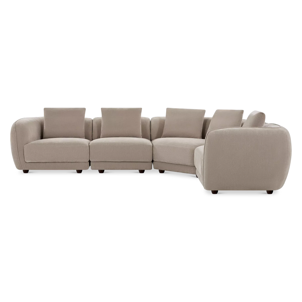 Lily - Fabric Sectional Sofa