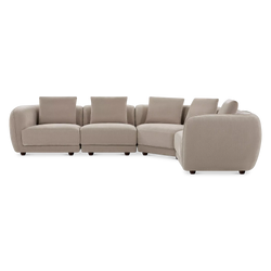 Lily - Fabric Sectional Sofa