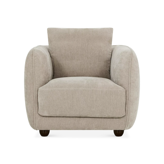 Lily - Fauteuil rembourré en tissu
