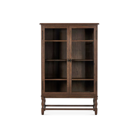 Finley - Vitrine en placage de chêne par Four Hands