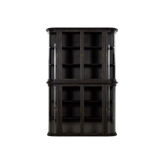 Marceline - Cabinet with Curved Glass