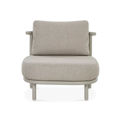 Long Island - Fauteuil extérieur en aluminium