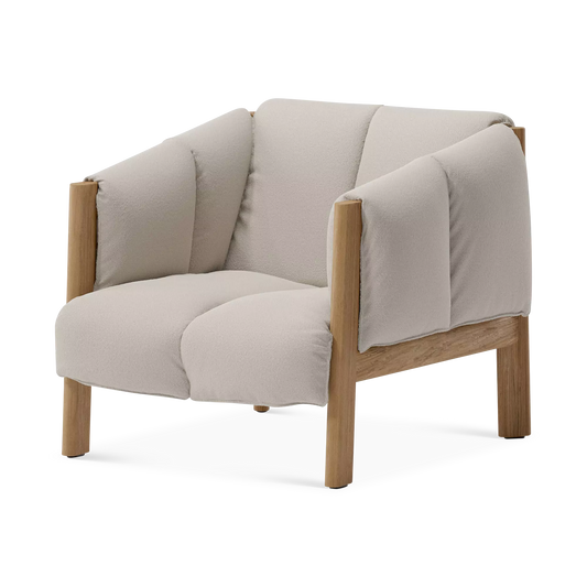 Plumon - Fauteuil extérieur en teck par Kettal
