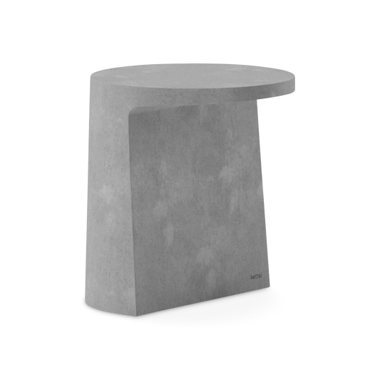Giro - Table d'appoint extérieure en béton par Kettal