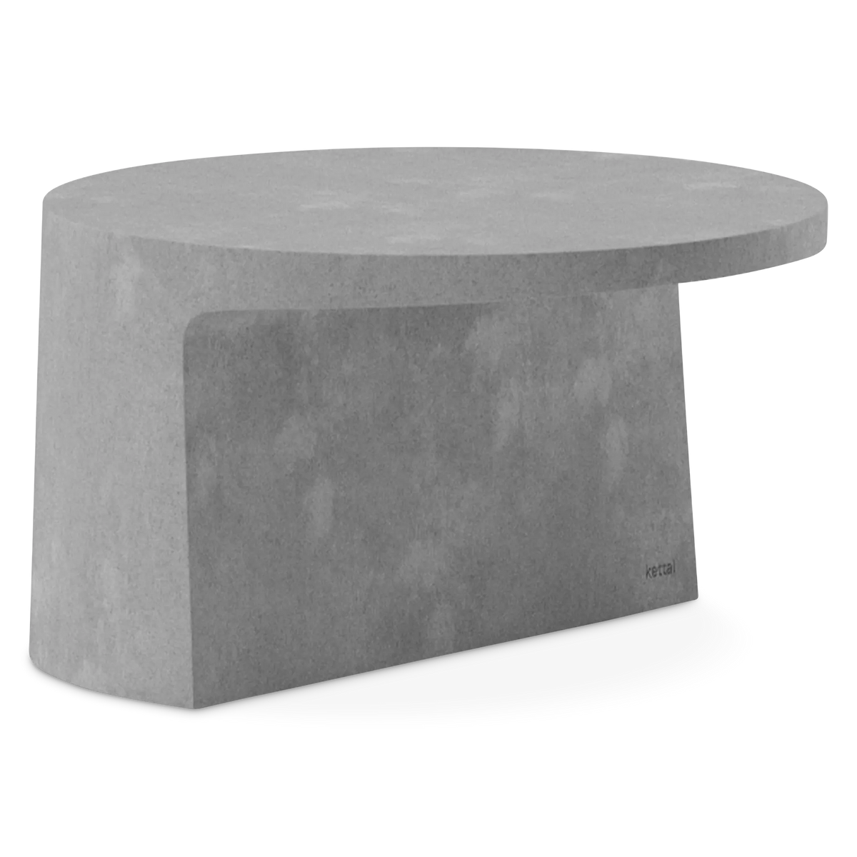 Giro - Table d'appoint extérieure en béton par Kettal