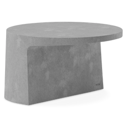 Giro - Table d'appoint extérieure en béton par Kettal