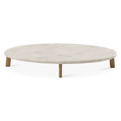 Giro - Table basse extérieure en céramique par Kettal