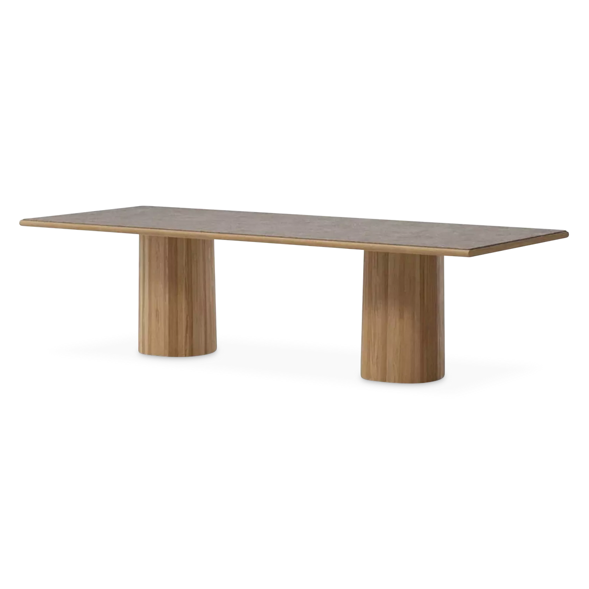 Giro - Table de salle à manger extérieure en céramique par Kettal