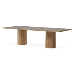 Giro - Table de salle à manger extérieure en céramique par Kettal