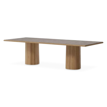 Giro - Table de salle à manger extérieure en céramique par Kettal