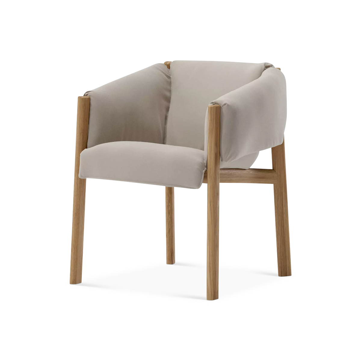 Plumon - Chaise extérieure en teck par Kettal