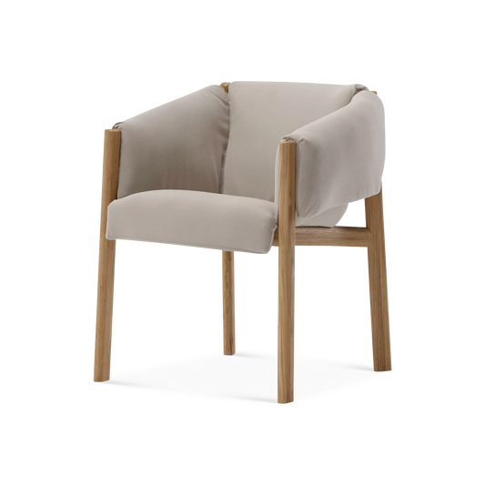 Plumon - Chaise extérieure en teck par Kettal