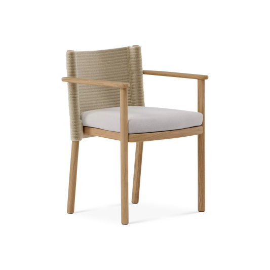 Giro - Chaise sans bras extérieure en teck par Kettal