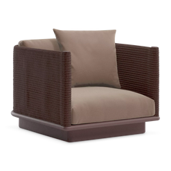 Giro - Fauteuil extérieur en aluminium par Kettal