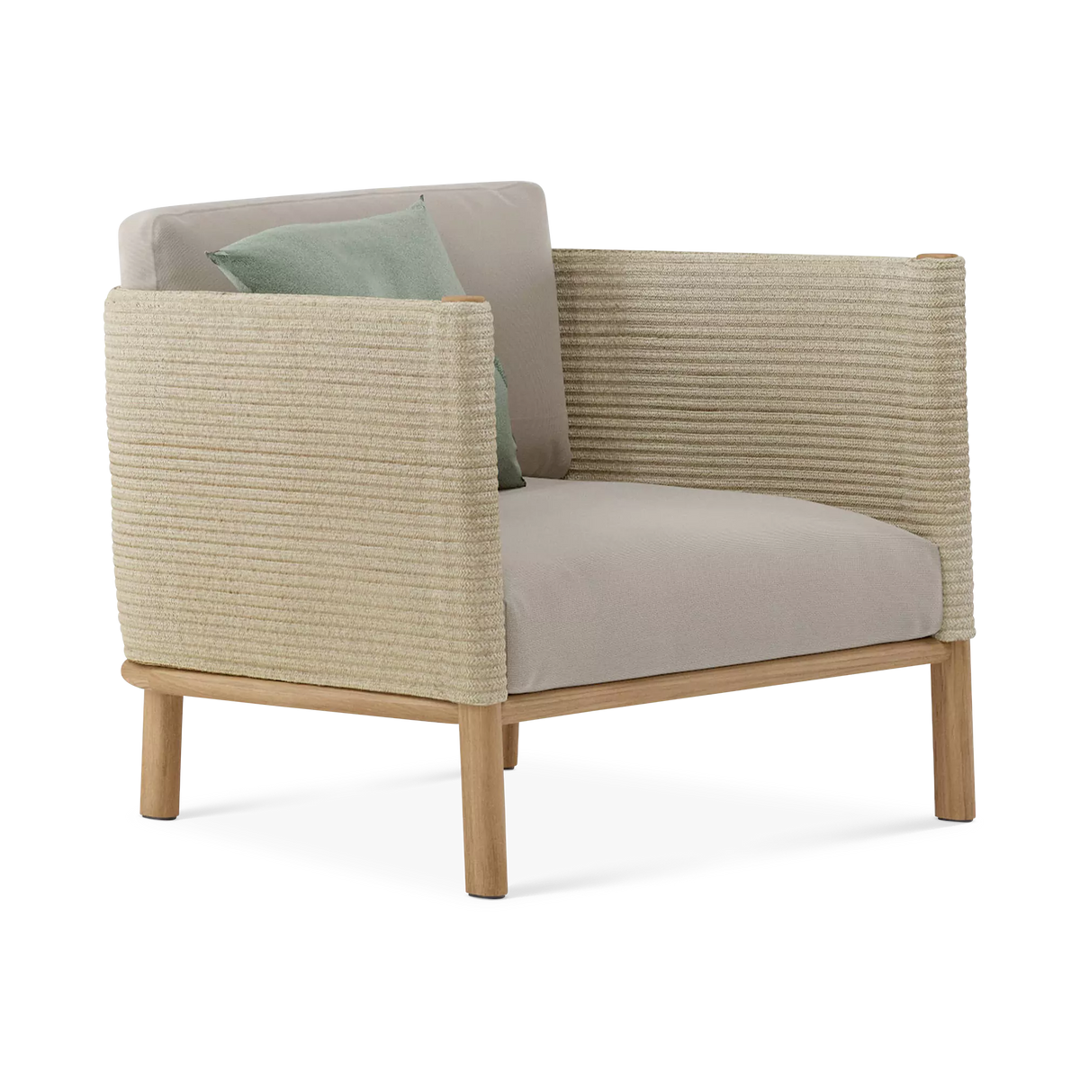 Giro - Outdoor Teak Lounge Chair by Kettal
