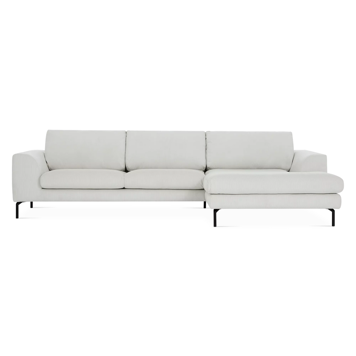 Jazz - Velvet-Upholstered Sectional Sofa by Furninova