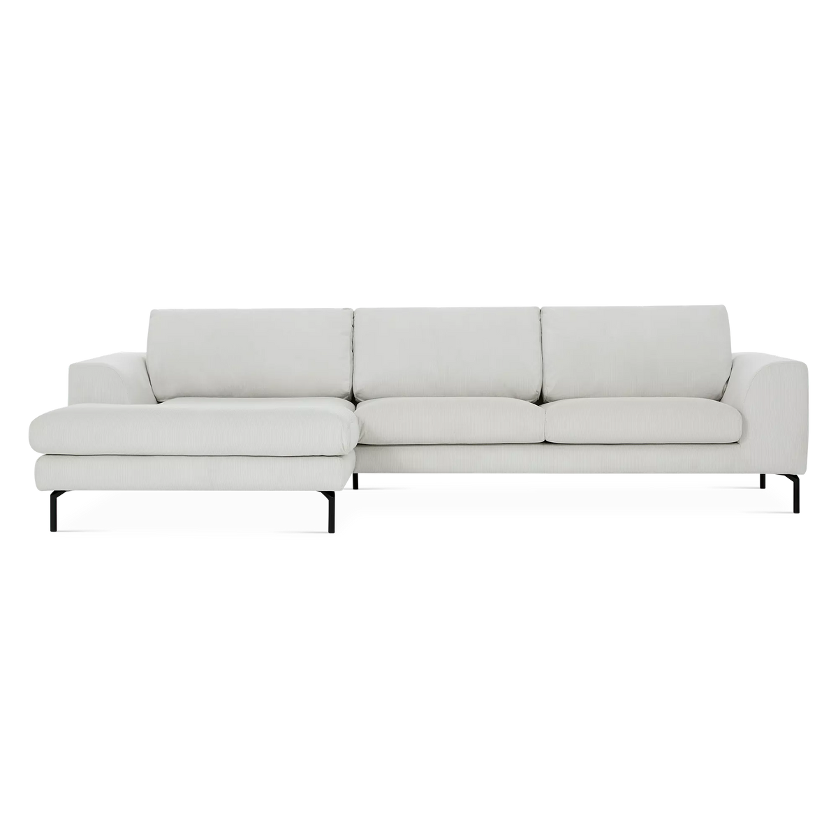 Jazz - Velvet-Upholstered Sectional Sofa by Furninova