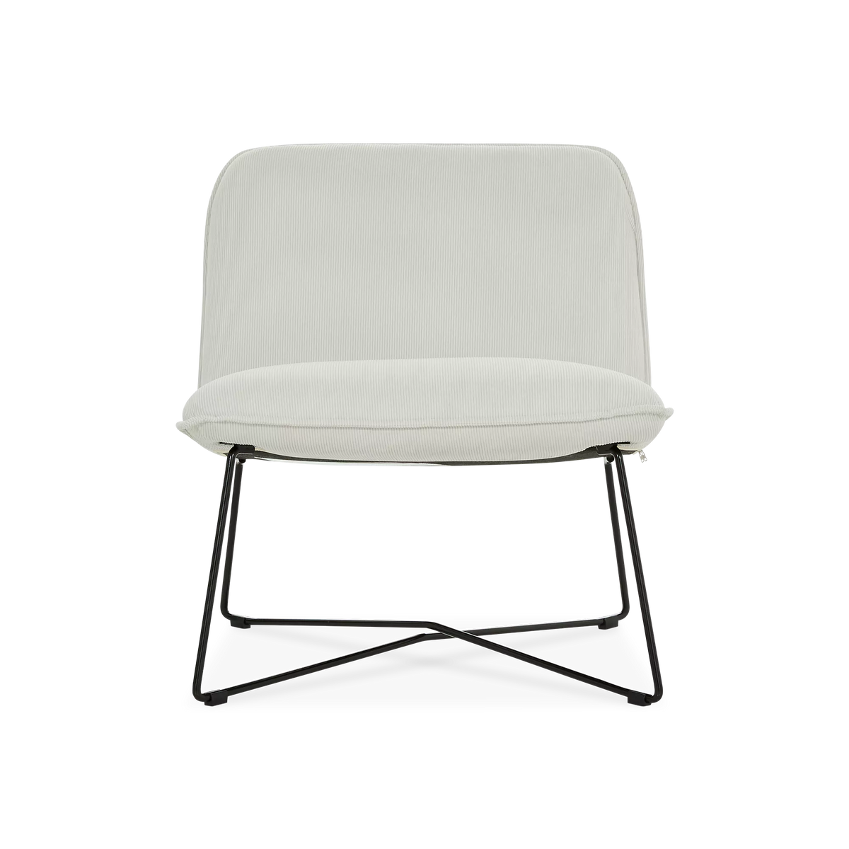 Fly - Fauteuil en tissu velouté
