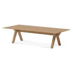 Viesques - Table basse extérieure en teck par Kettal