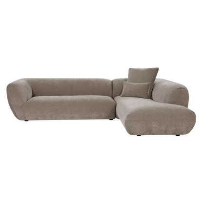 Tresor - Fabric-Upholstered Sectional Sofa by Miki Ferrari