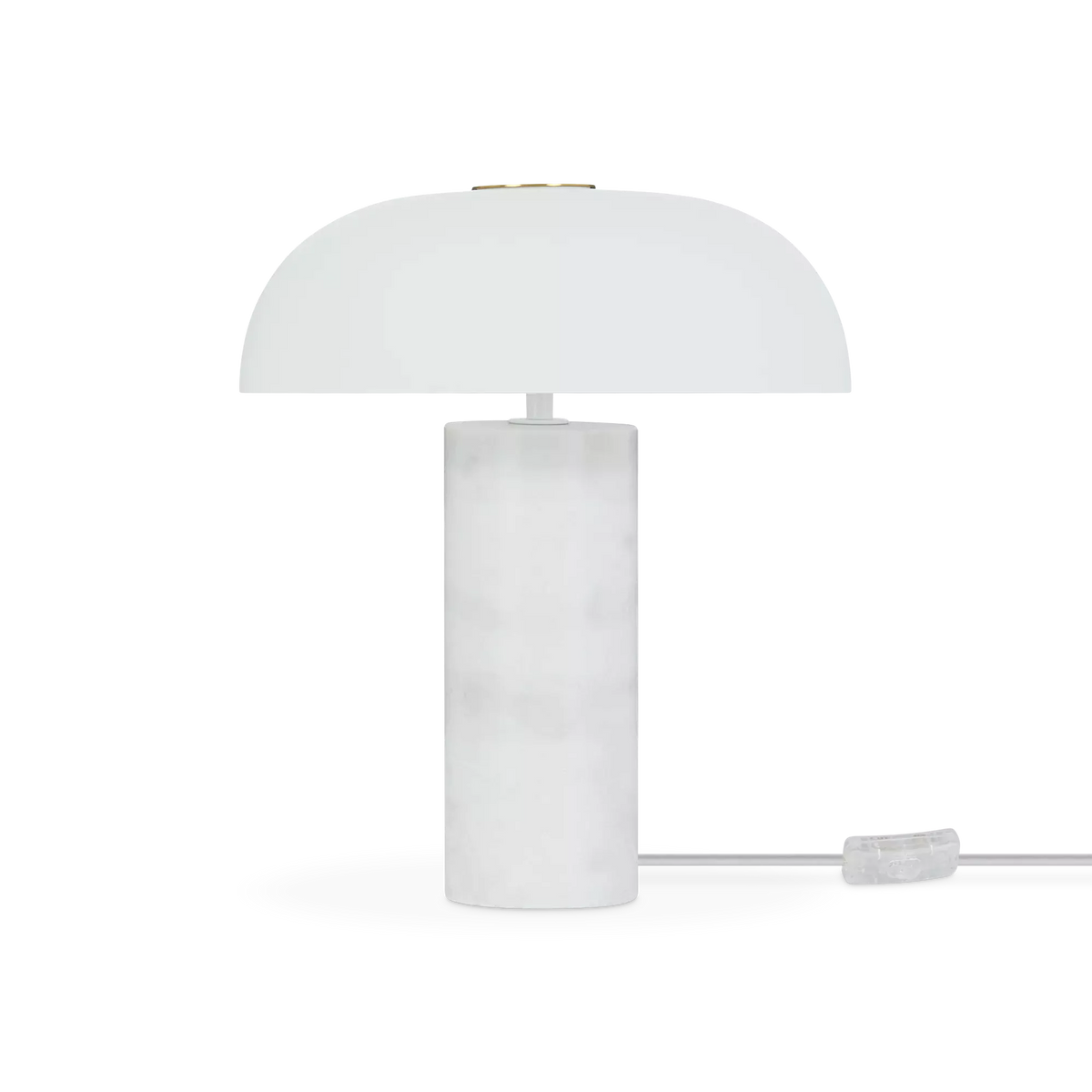 Tulle - marble and glass table lamp