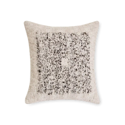 Parvan - square cushion in ivory and brown