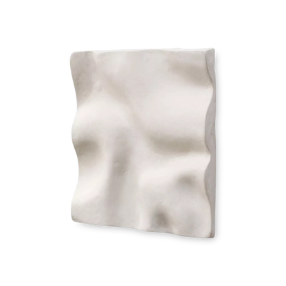Blanco - décoration murale en papier mâché ivoire