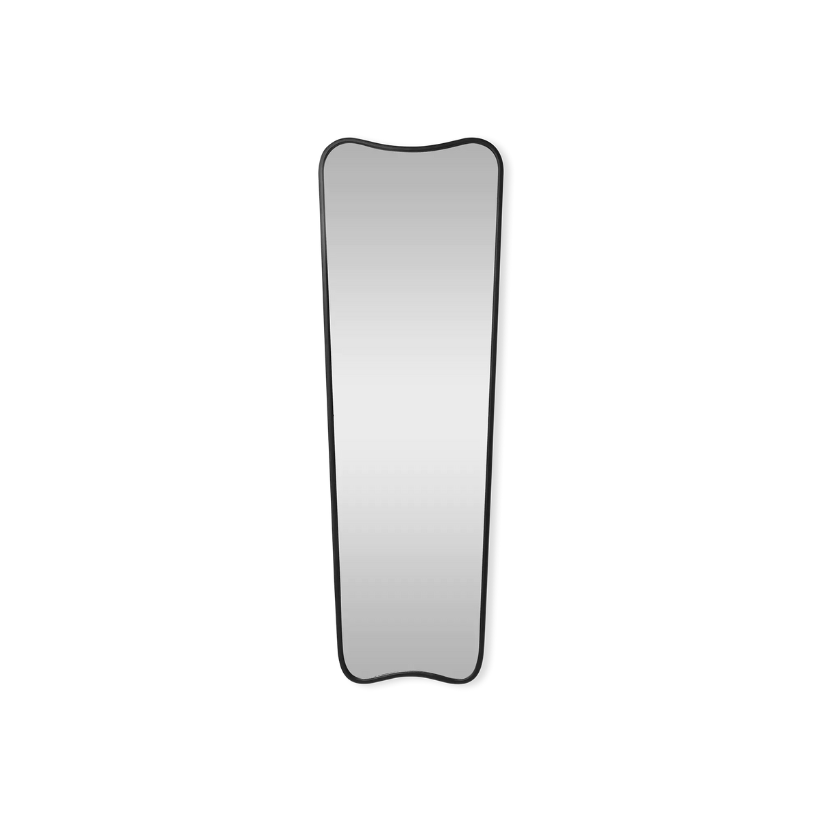 Gio - retro black metal mirror