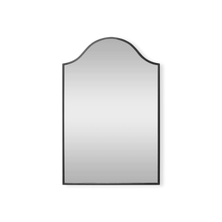 Egas - cathedral-style mirror with metal frame