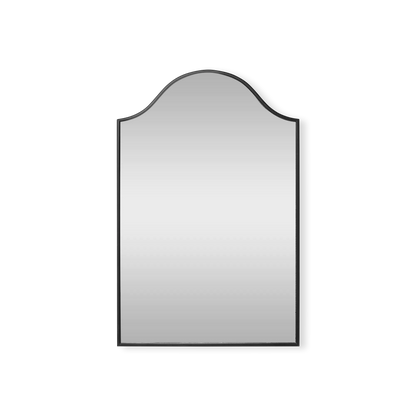 Egas - cathedral-style mirror with metal frame
