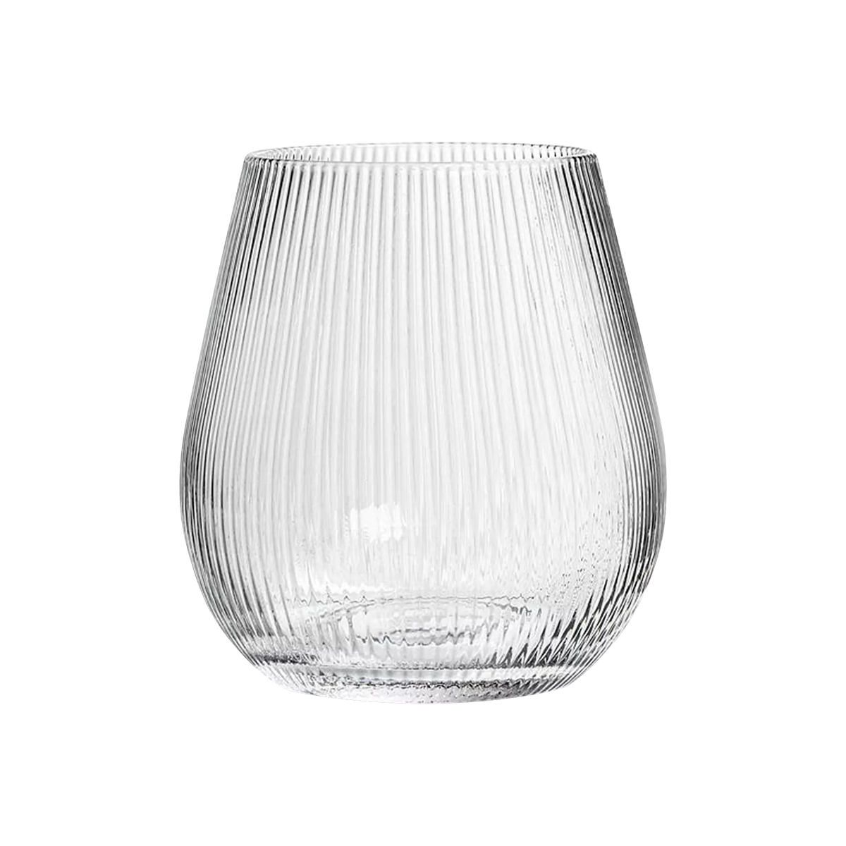 Parallel III - glass vase with textured