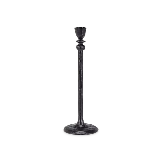 Blacksmith - bougeoir en aluminium noir