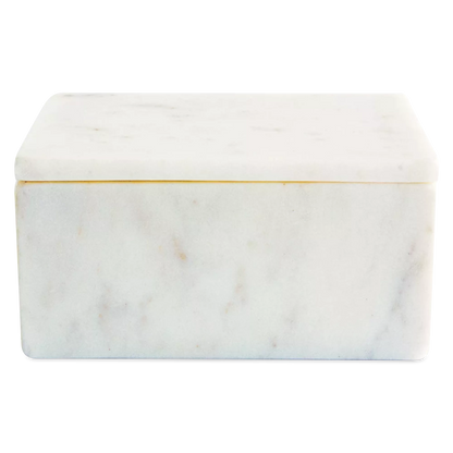 Marmol - Small white marble decorative box