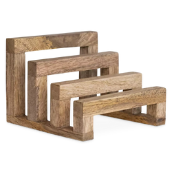 Cucina - wooden cutting board stand