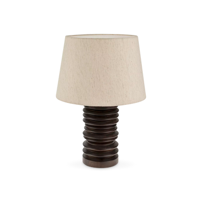 Marlo - lampe de table en bois de manguier